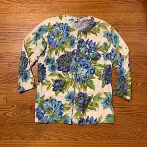 Isaac Mozarabic floral sweater.